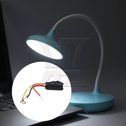 BQLZR 2PCS 3A 3-speed desk lamp dimmer 220V blown glue version