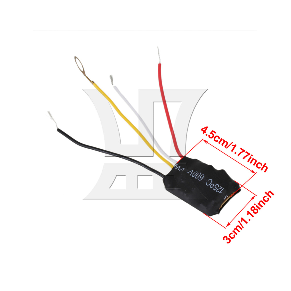 BQLZR 2PCS 3A 3-speed desk lamp dimmer 220V blown glue version
