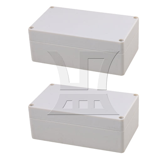 BQLZR 2pcs Plastic Junction Box 15.8x9x6cm Grey White for Solar Water Heaters