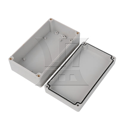 BQLZR 2pcs Plastic Junction Box 15.8x9x6cm Grey White for Solar Water Heaters