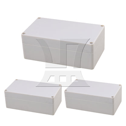 BQLZR 2pcs Plastic Junction Box 15.8x9x6cm Grey White for Solar Water Heaters