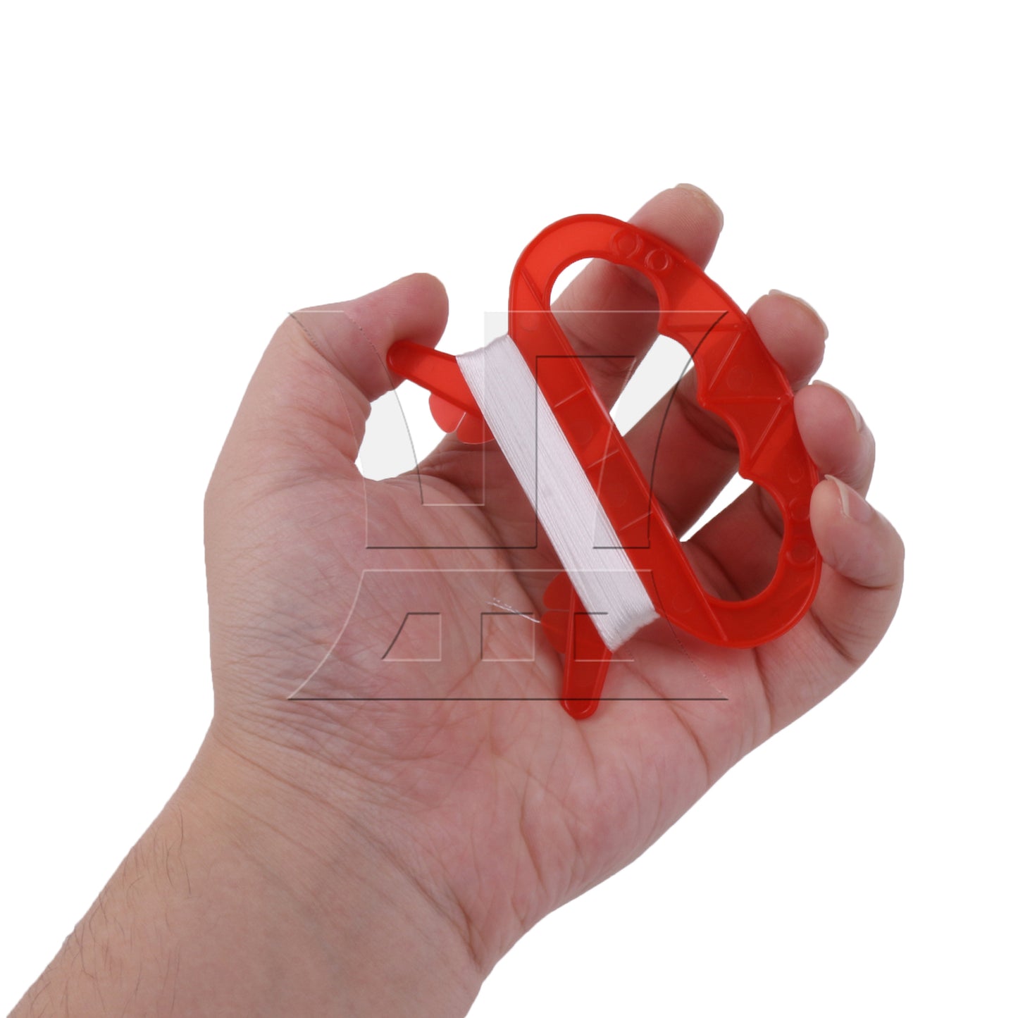 BQLZR  Kite Parts Line Outdoor D Shape Plastic Flying Kite Line String Red 30m