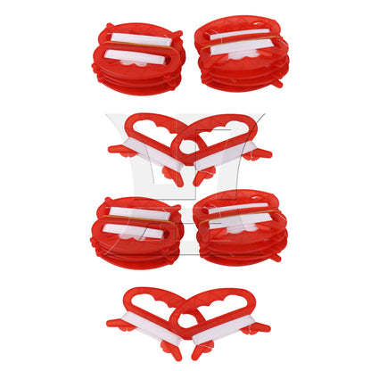 BQLZR  Kite Parts Line Outdoor D Shape Plastic Flying Kite Line String Red 30m