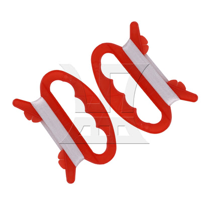 BQLZR  Kite Parts Line Outdoor D Shape Plastic Flying Kite Line String Red 30m