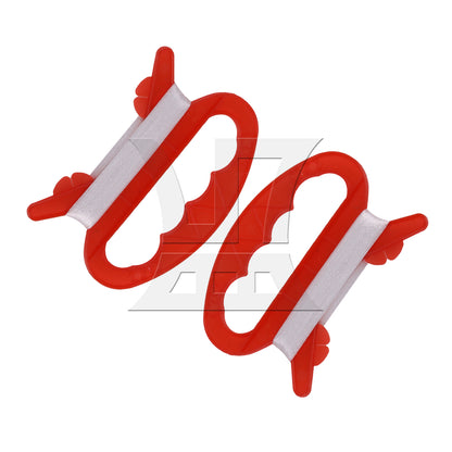 BQLZR  Kite Parts Line Outdoor D Shape Plastic Flying Kite Line String Red 30m