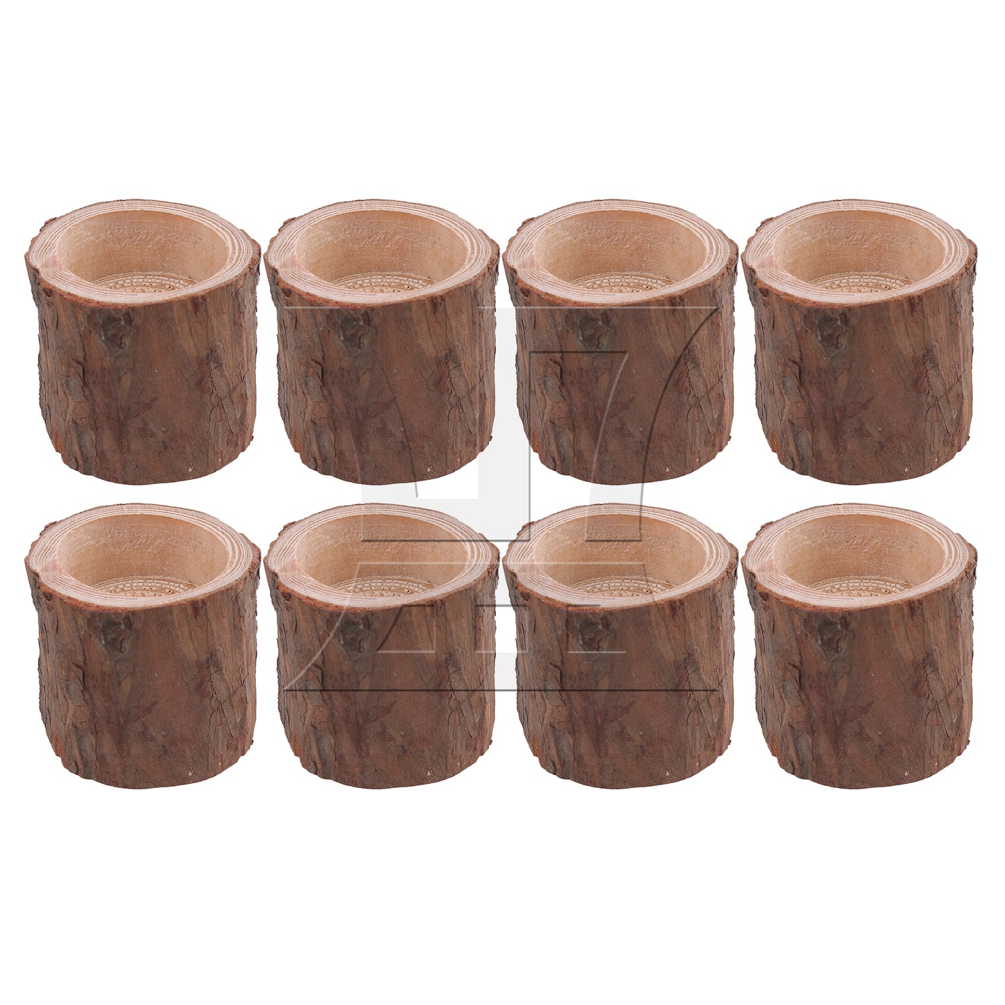 BQLZR Tree Branch Candle Stand 5cm Brown Wooden Candlesticks for Wedding