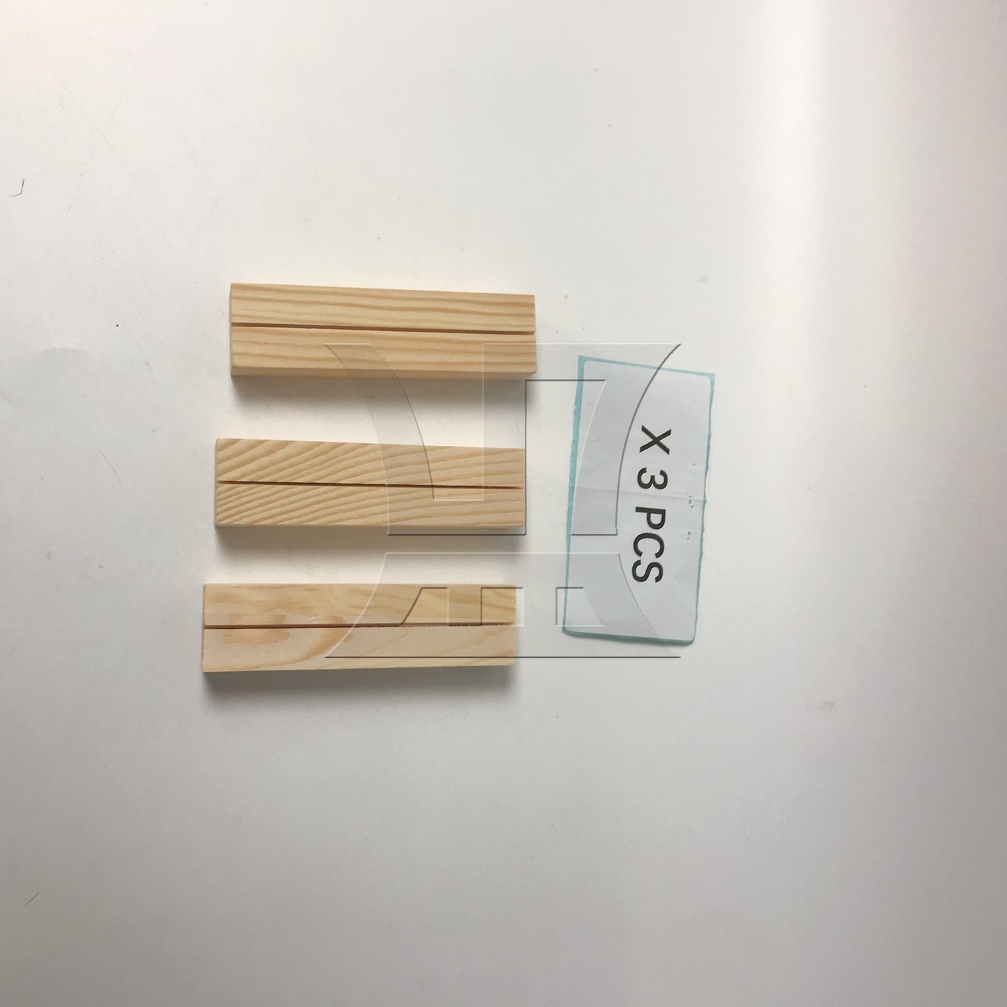 BQLZR Wooden Card Holder for Wedding Dinner Party 3.94"x1.06"x0.71"