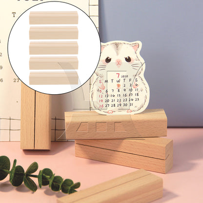 BQLZR Wooden Card Holder for Wedding Dinner Party 3.94"x1.06"x0.71"