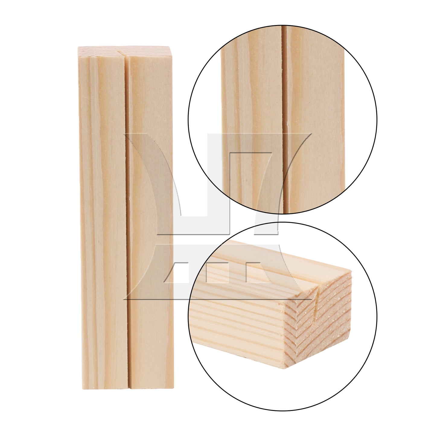 BQLZR Wooden Card Holder for Wedding Dinner Party 3.94"x1.06"x0.71"