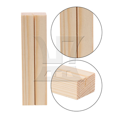 BQLZR Wooden Card Holder for Wedding Dinner Party 3.94"x1.06"x0.71"