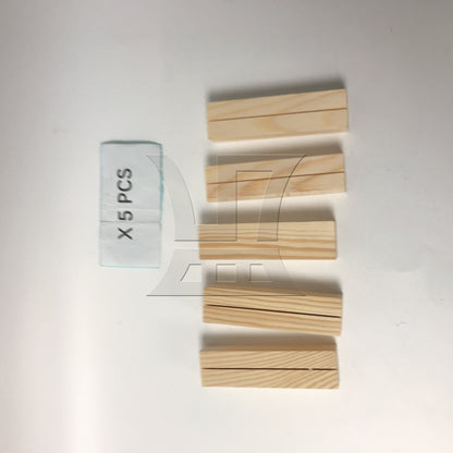 BQLZR Wooden Card Holder for Wedding Dinner Party 3.94"x1.06"x0.71"