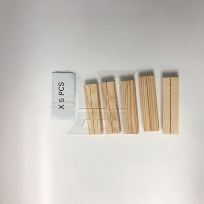 BQLZR Wooden Card Holder for Wedding Dinner Party 3.94"x1.06"x0.71"