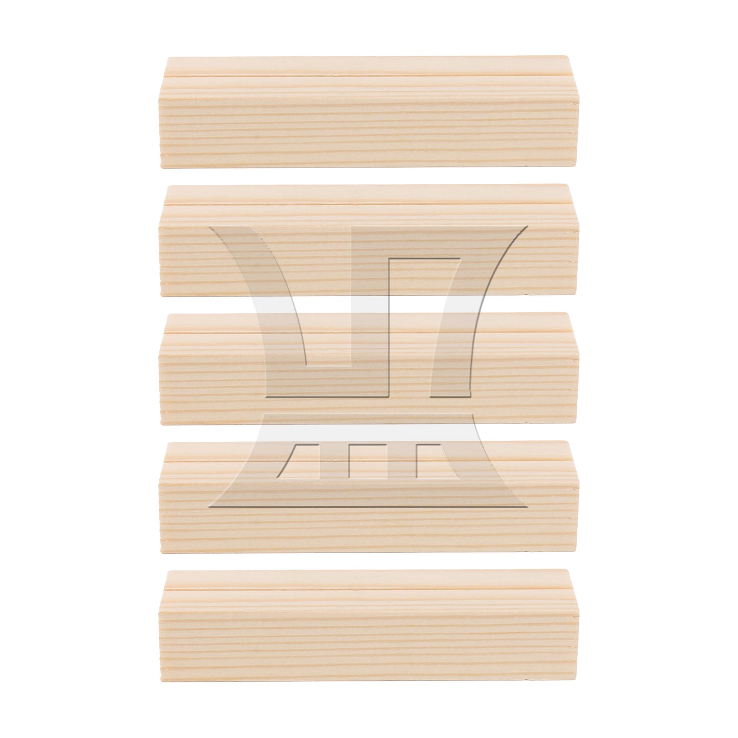 BQLZR Wooden Card Holder for Wedding Dinner Party 3.94"x1.06"x0.71"