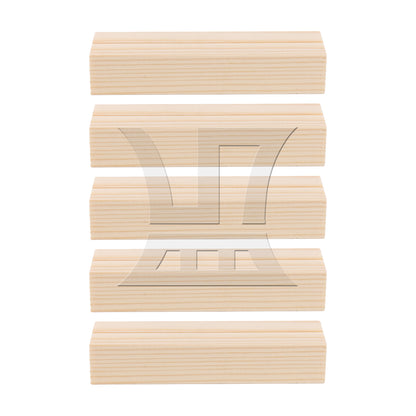 BQLZR Wooden Card Holder for Wedding Dinner Party 3.94"x1.06"x0.71"