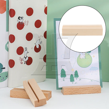 BQLZR Wooden Card Holder for Wedding Dinner Party 3.94"x1.06"x0.71"