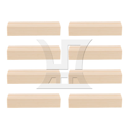 BQLZR Wooden Card Holder for Wedding Dinner Party 3.94"x1.06"x0.71"