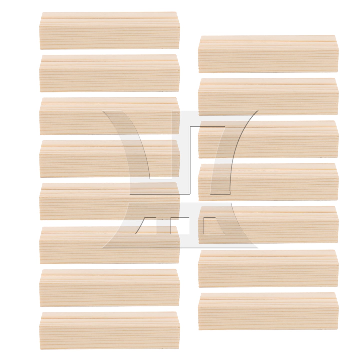 BQLZR Wooden Card Holder for Wedding Dinner Party 3.94"x1.06"x0.71"