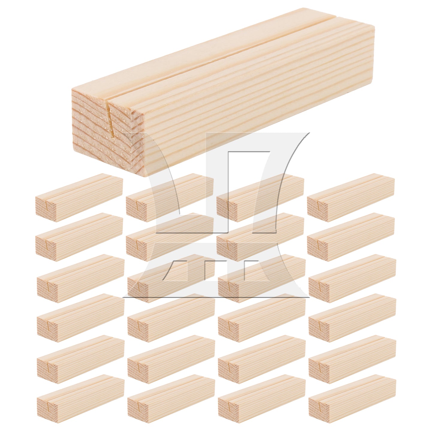 BQLZR Wooden Card Holder for Wedding Dinner Party 3.94"x1.06"x0.71"