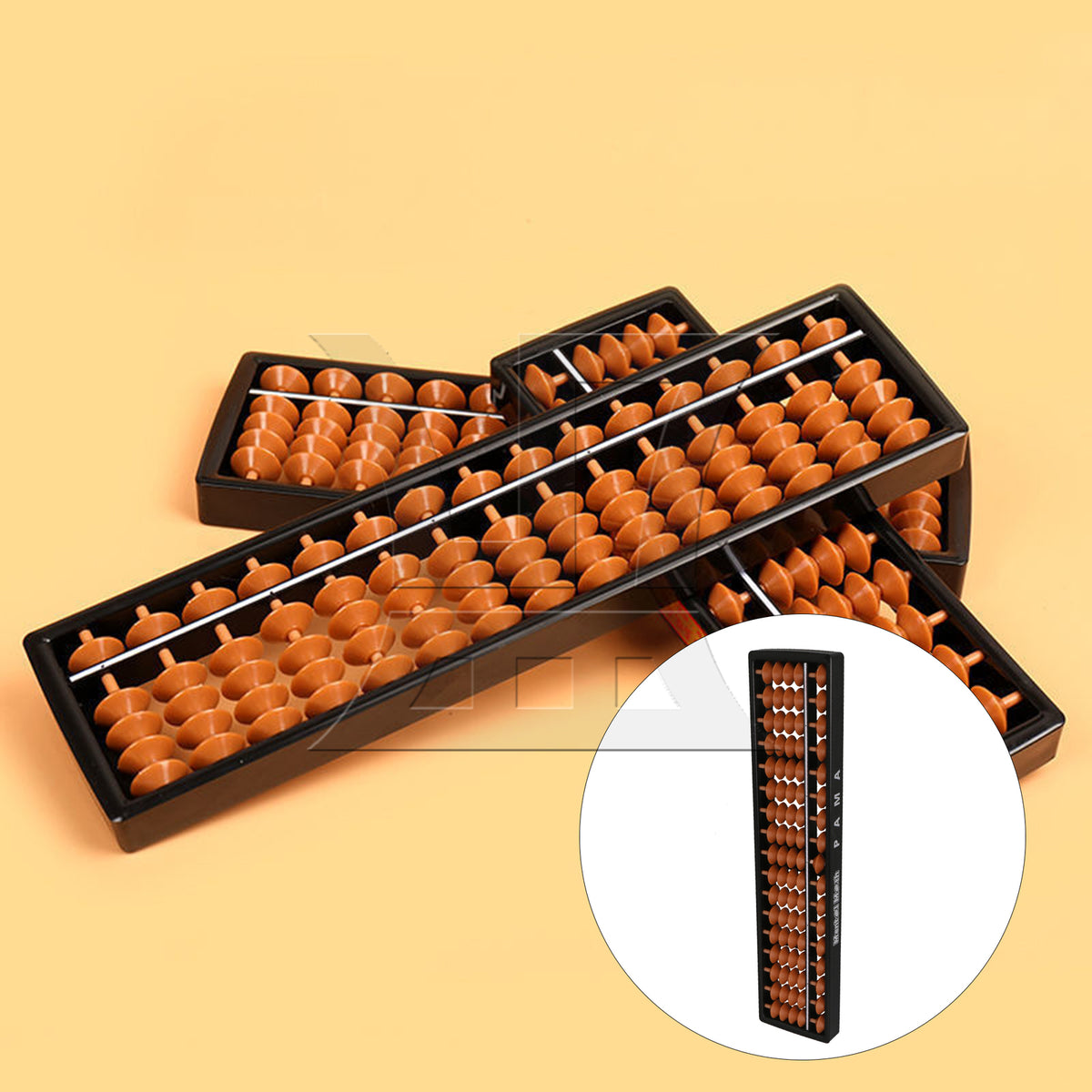 BQLZR 17-Tier 5-Bead ABS Abacus