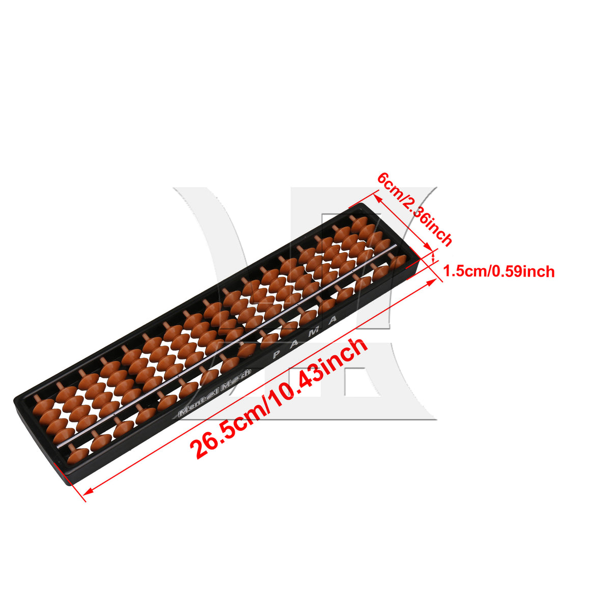 BQLZR 17-Tier 5-Bead ABS Abacus