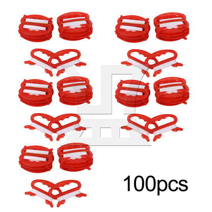 BQLZR  Kite Parts Line Outdoor D Shape Plastic Flying Kite Line String Red 30m