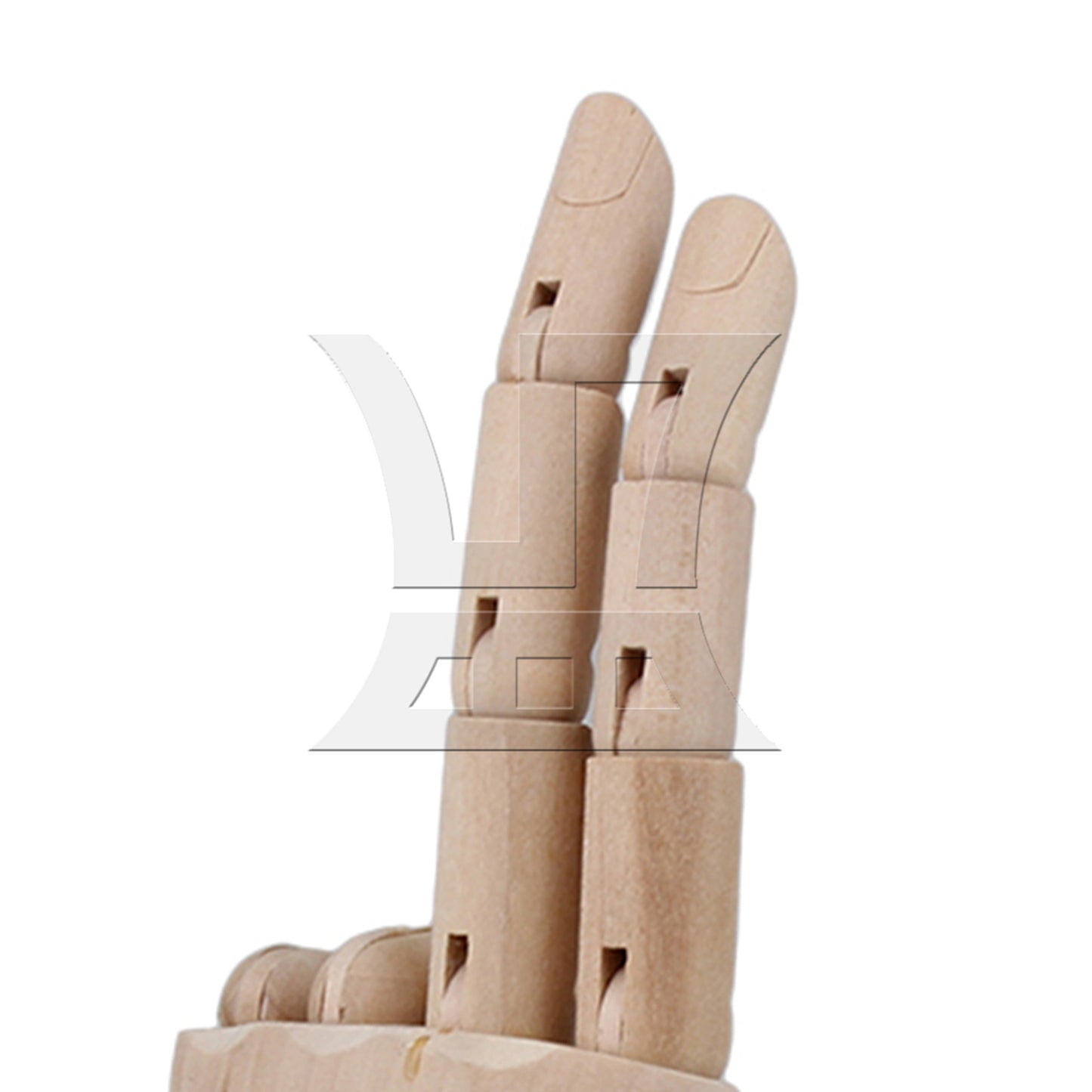 BQLZR Wood Manikin Left Hand Model 7 Inch for Bookshelf Office Decoration