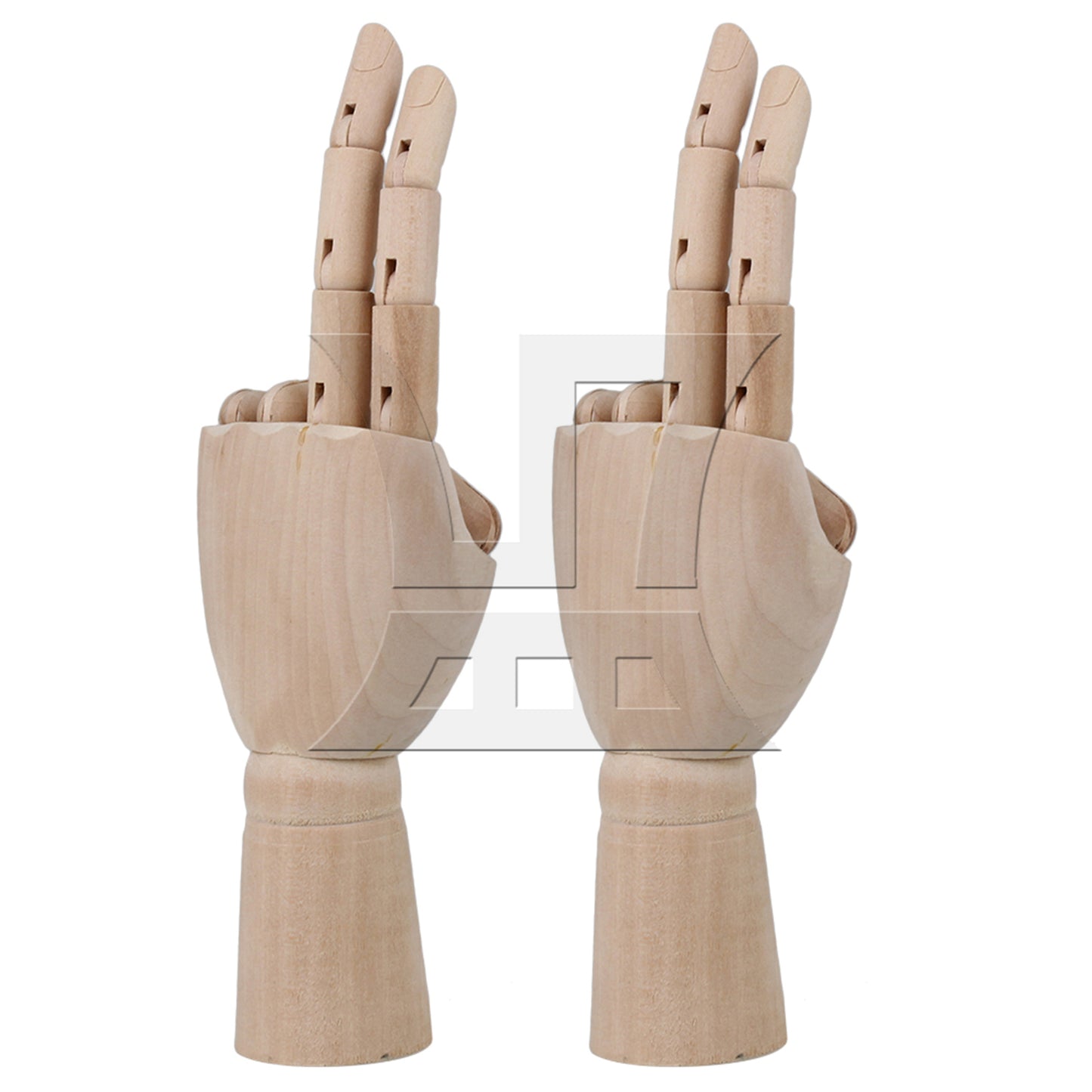 BQLZR Wood Manikin Left Hand Model 7 Inch for Bookshelf Office Decoration