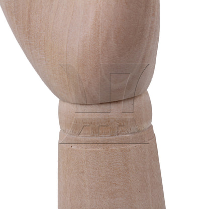 BQLZR Wood Manikin Left Hand Model 7 Inch for Bookshelf Office Decoration