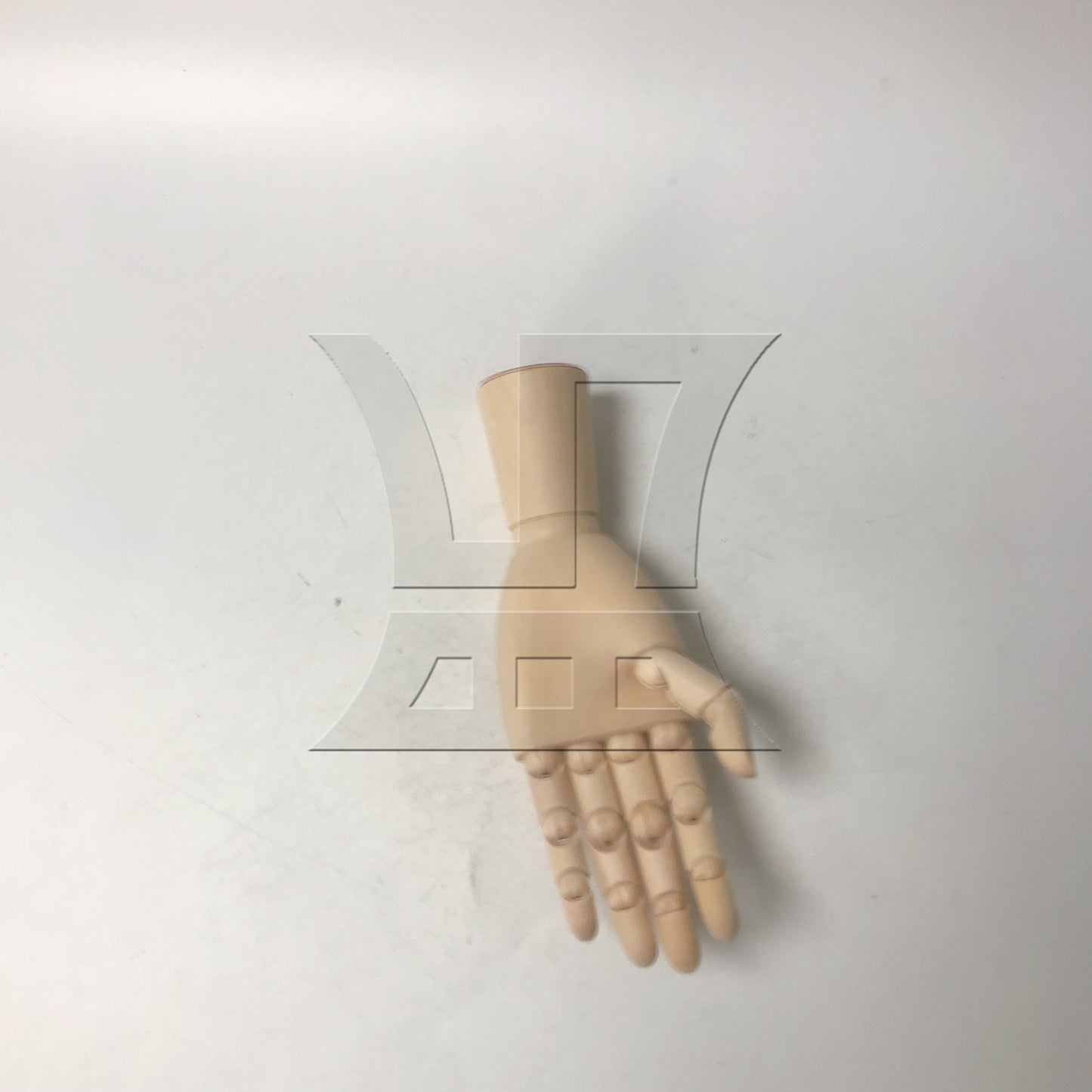BQLZR Wood Manikin Left Hand Model 7 Inch for Bookshelf Office Decoration
