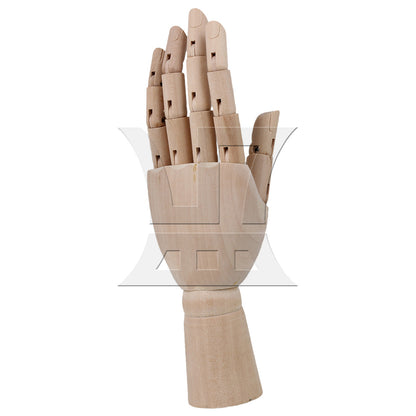 BQLZR Wood Manikin Left Hand Model 7 Inch for Bookshelf Office Decoration