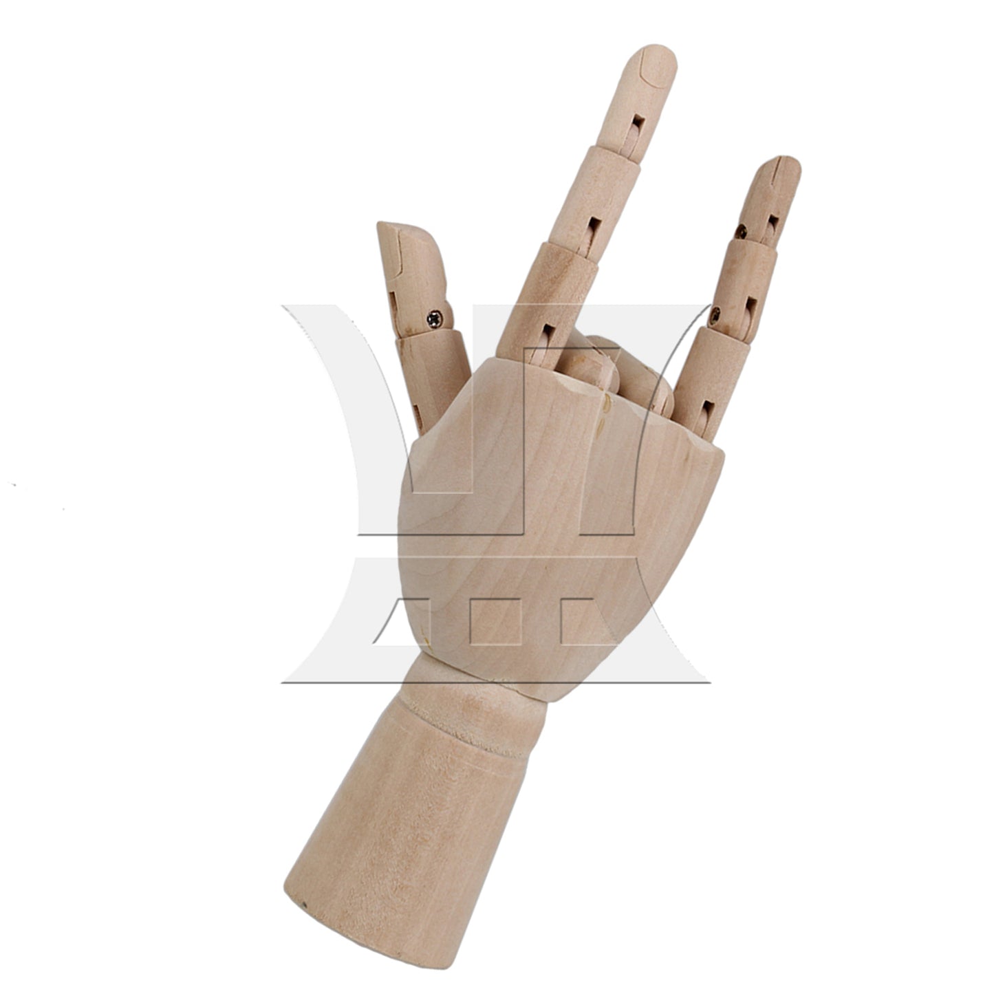BQLZR Wood Manikin Left Hand Model 7 Inch for Bookshelf Office Decoration