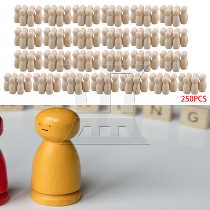 BQLZR  Decorative Wooden Doll Bodies Arts Craft Angel Doll Female 35x14mm