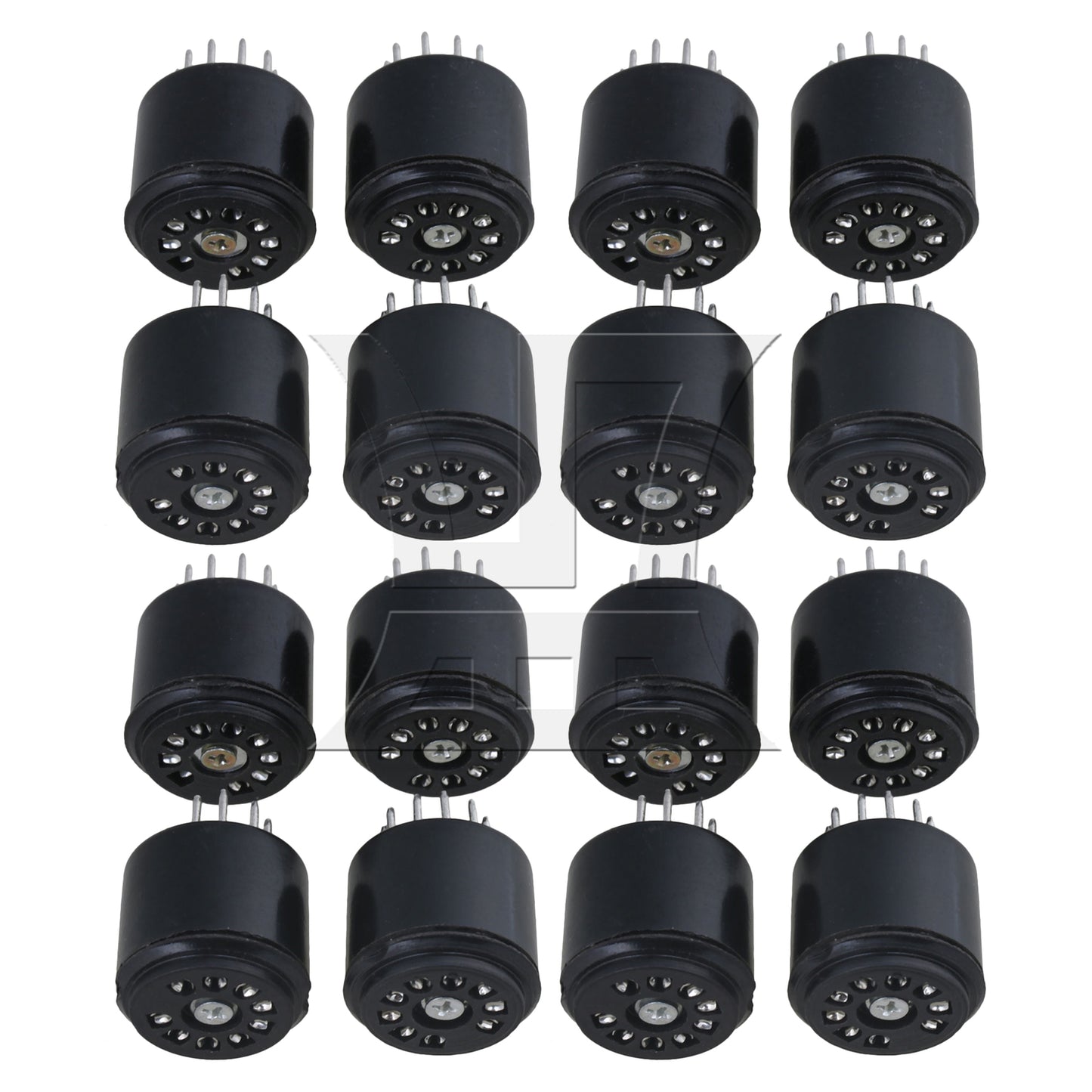 BQLZR Black Bakelite Vacuum Tube Socket Savers for Tube Testers