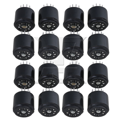 BQLZR Black Bakelite Vacuum Tube Socket Savers for Tube Testers