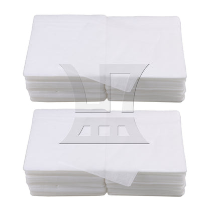 BQLZR 14x13cm White OPP Plastic Double-sided CD DVD Storage Sleeves