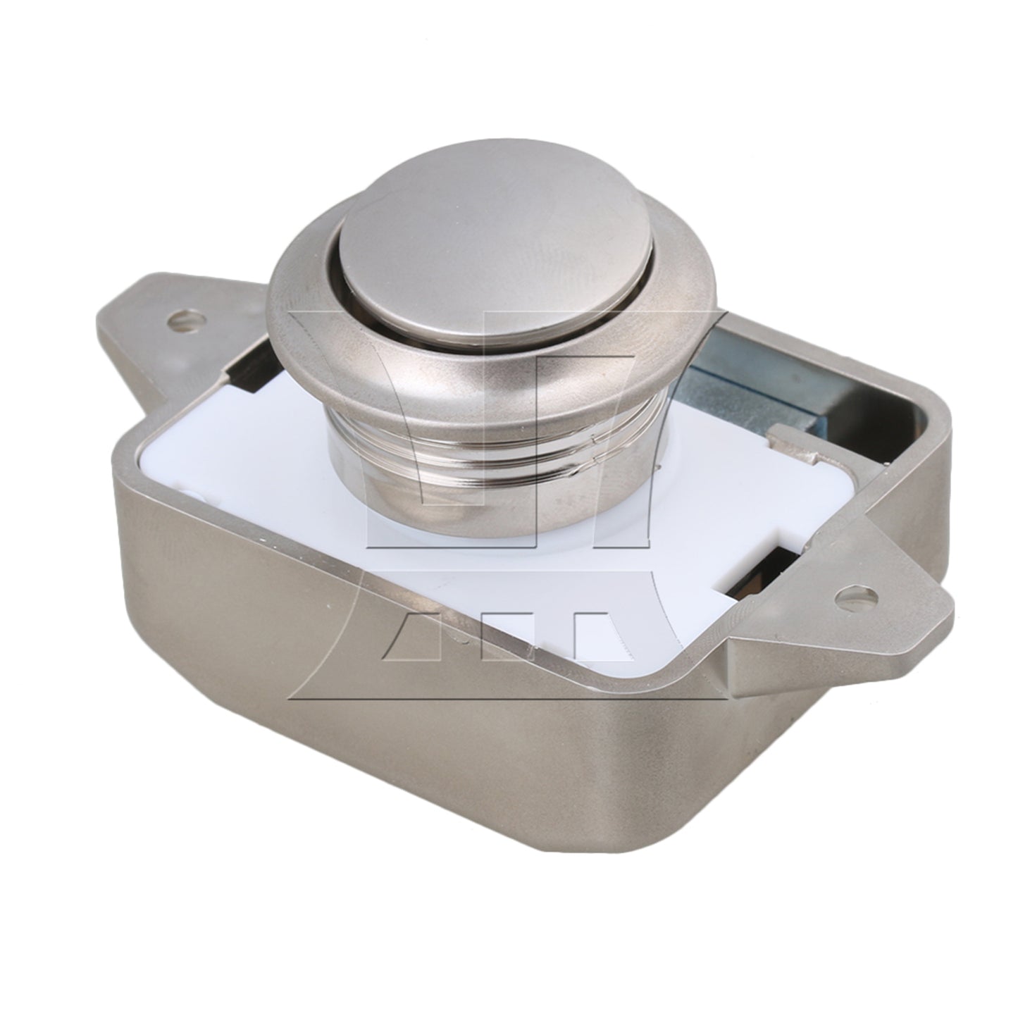 BQLZR Keyless Push Button Latchs for RV Camper Caravan Cabinet Pearl Nickel