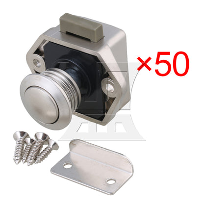 BQLZR Push Button Latch Cabinet Door Catch Keyless Cupboard Locks for RV
