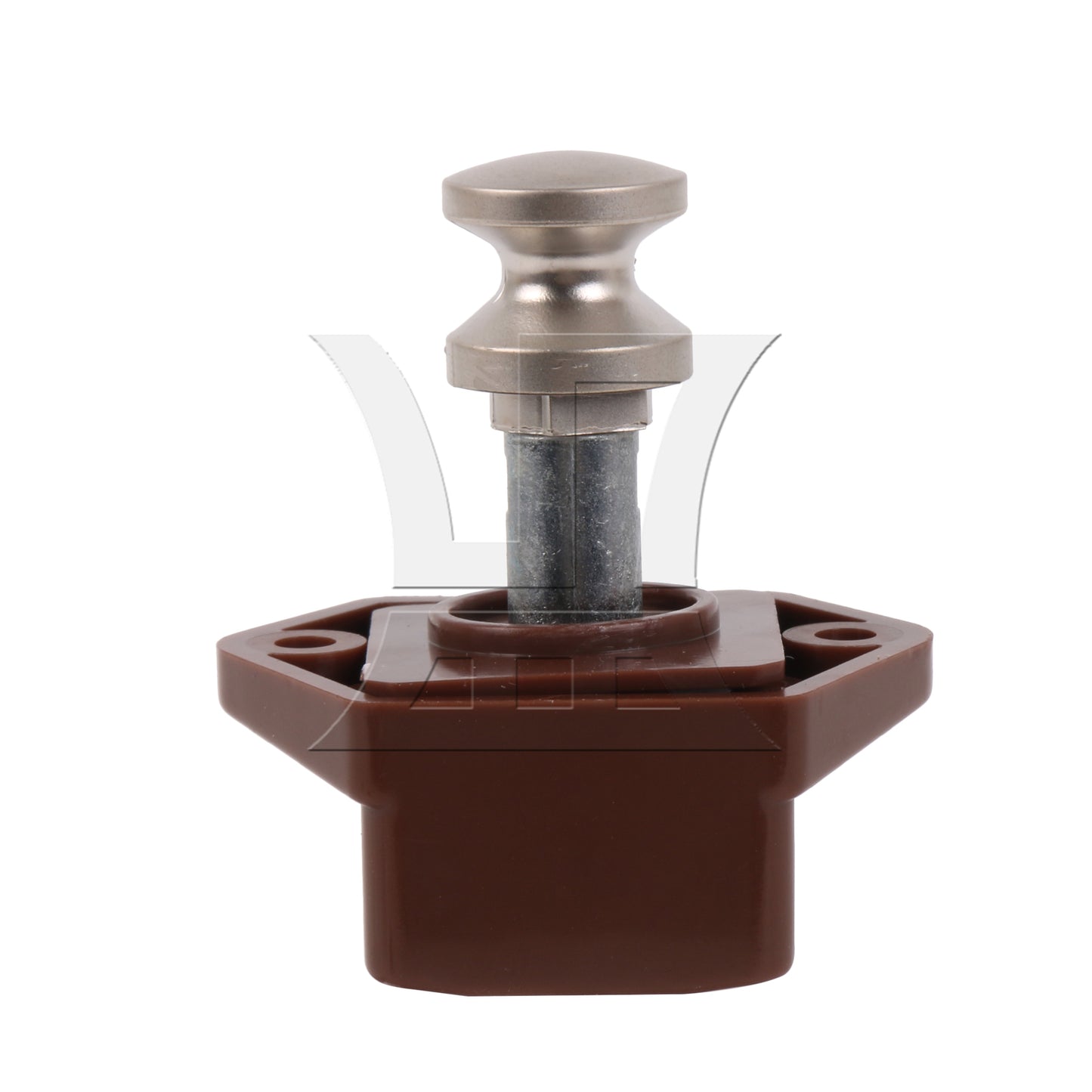 BQLZR  Brown RV Drawer Door Push Button Keyless Lock Latch Knob Opening Hole 20mm