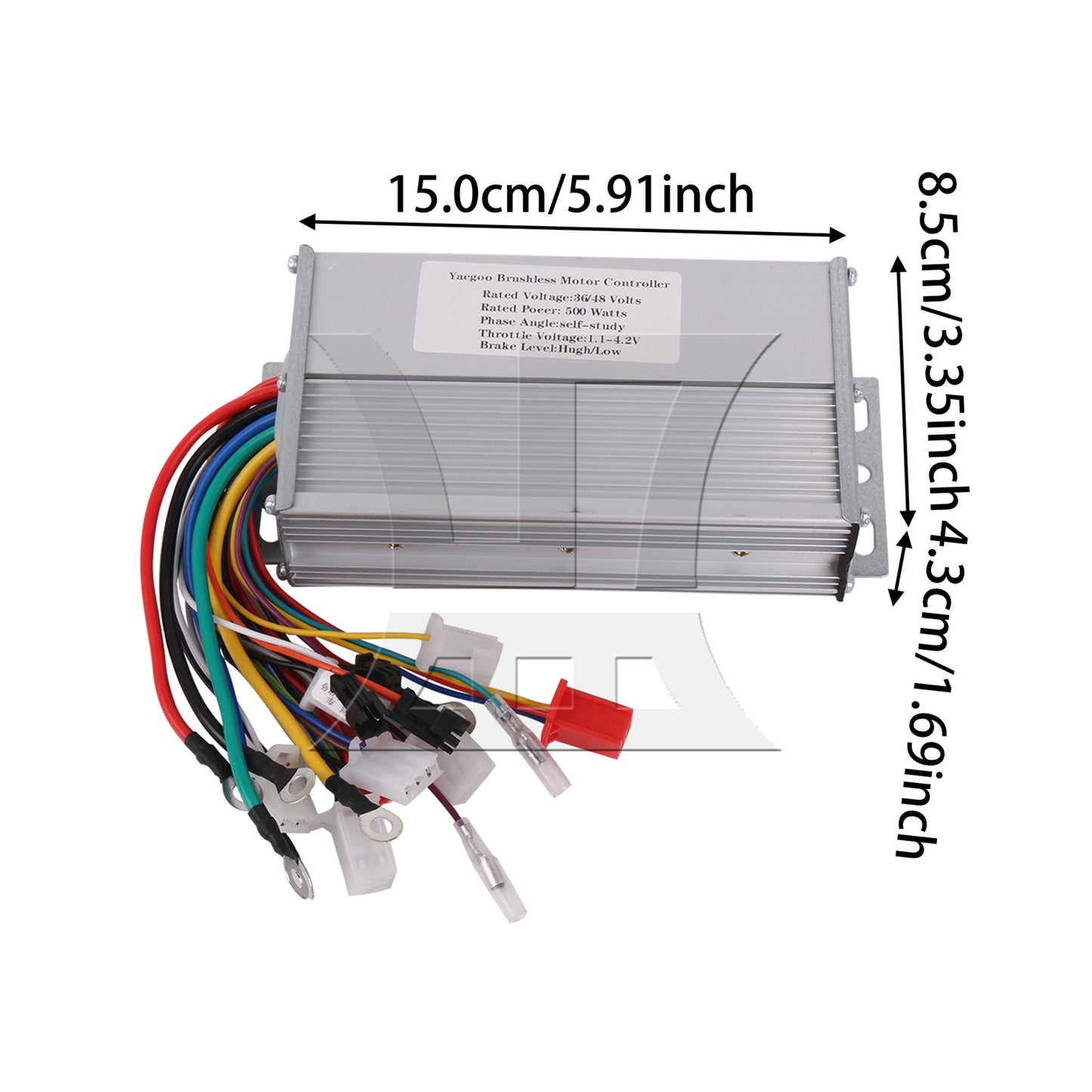 BQLZR  Electric Vehicle Brushless Controller 36V 350W 30A for Electric Bikes