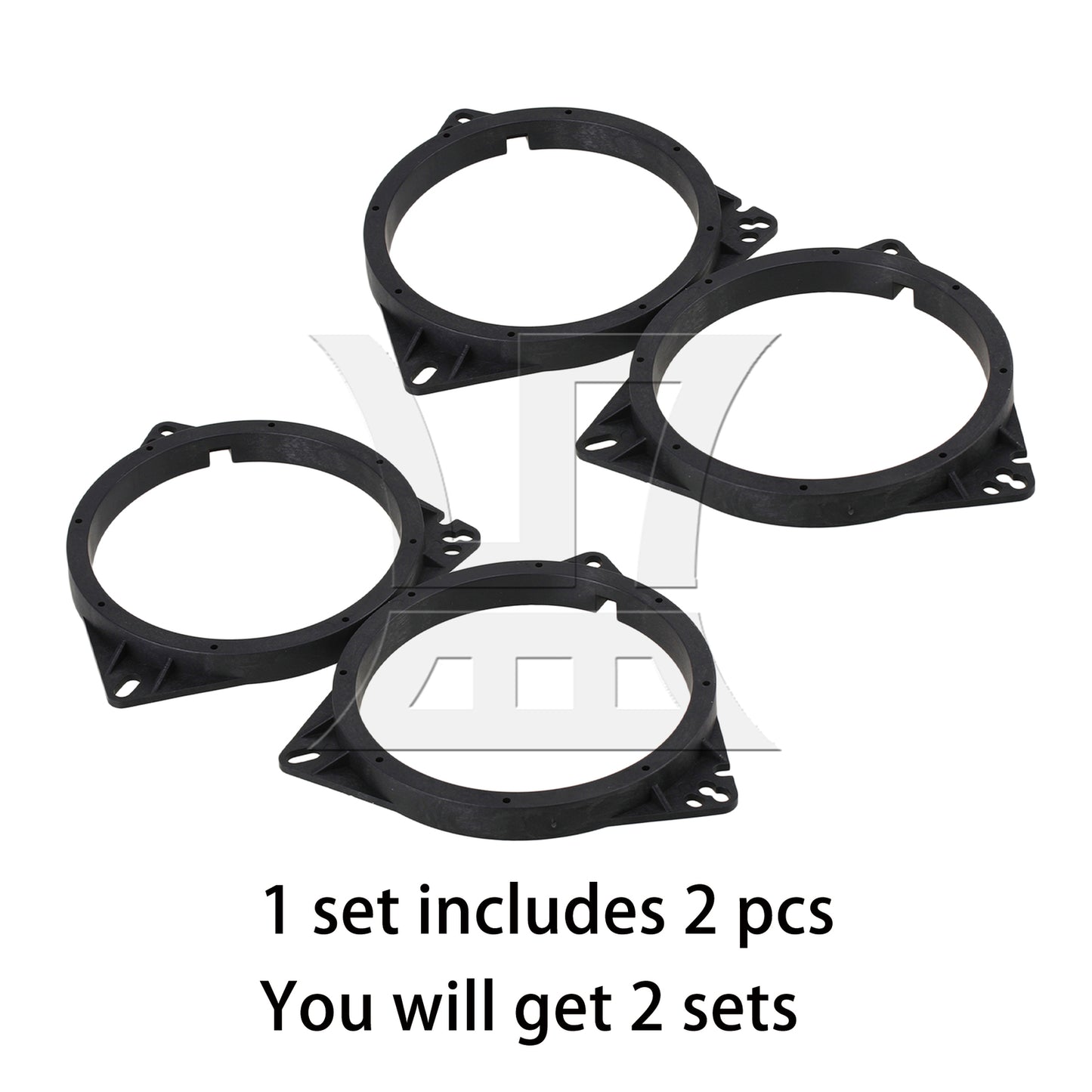 BQLZR 6.5" Car Auto Vehicle Speaker Adapter Mount 3/4" Depth Ring Adapter