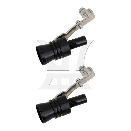 BQLZR 2PCS Car Turbo Whistle XL Black