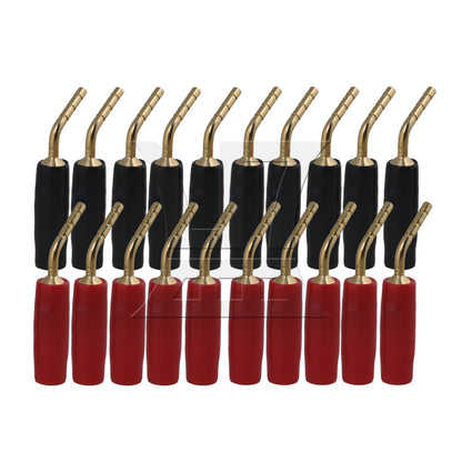 BQLZR 2mm Banana Speaker Wire Cable Audio Cable Wire Plugs Connectors