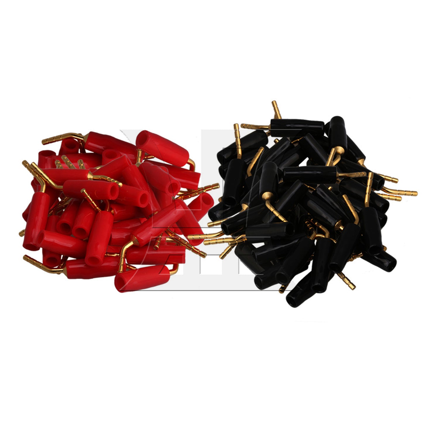 BQLZR 2mm Banana Speaker Wire Cable Audio Cable Wire Plugs Connectors