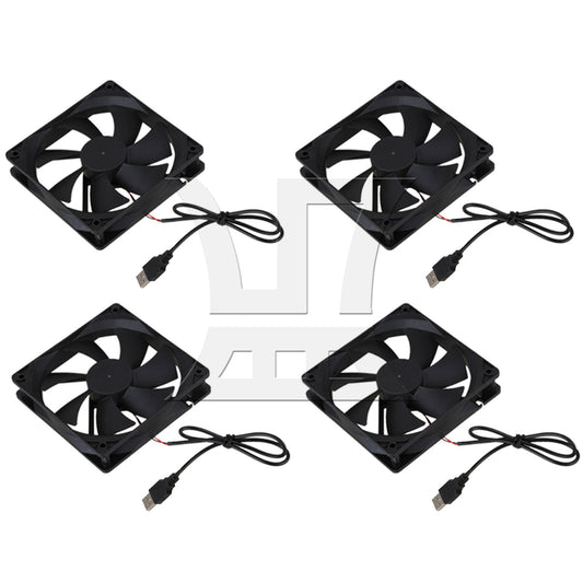 BQLZR  Black DC 5V USB 12cm Computer Case Exhaust Fan Desktop Cooling Tool