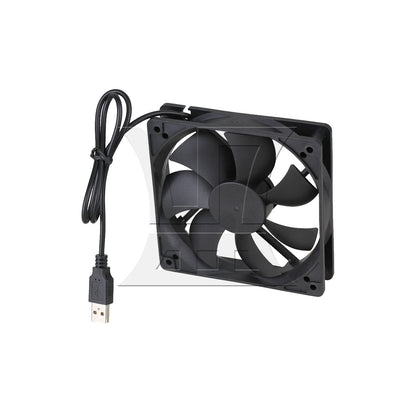 BQLZR  Black DC 5V USB 12cm Computer Case Exhaust Fan Desktop Cooling Tool