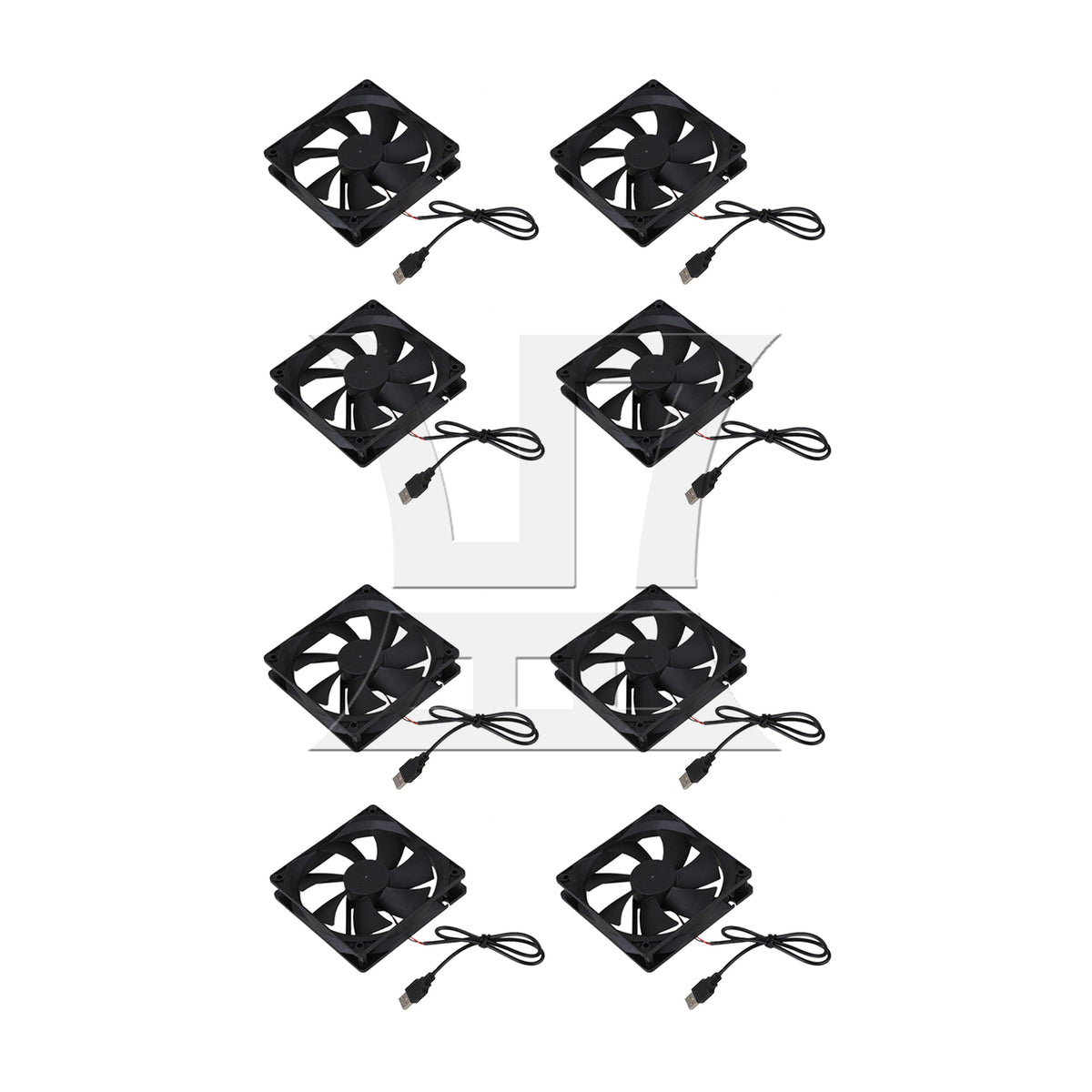 BQLZR  Black DC 5V USB 12cm Computer Case Exhaust Fan Desktop Cooling Tool