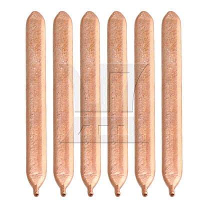 BQLZR Copper Computer Flat Heat Pipe 0.3x0.8x8cm Gold for Cpu Cooler