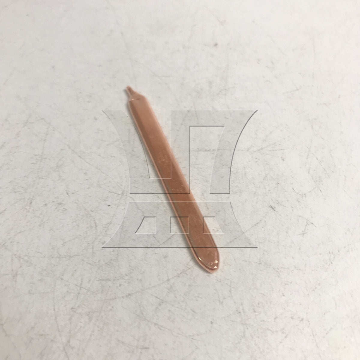 BQLZR Copper Computer Flat Heat Pipe 0.3x0.8x8cm Gold for Cpu Cooler