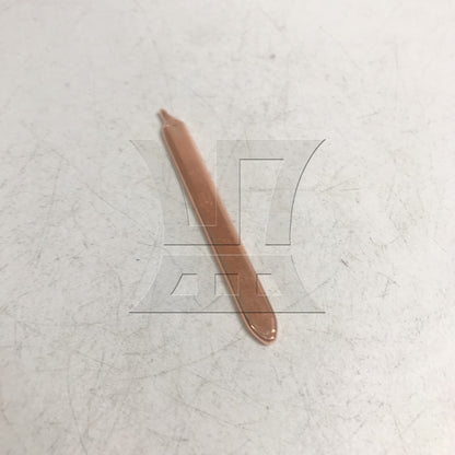 BQLZR Copper Computer Flat Heat Pipe 0.3x0.8x8cm Gold for Cpu Cooler