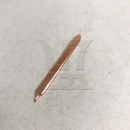BQLZR Copper Computer Flat Heat Pipe 0.3x0.8x8cm Gold for Cpu Cooler